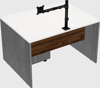 Rectangular desk