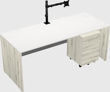 Rectangular desk