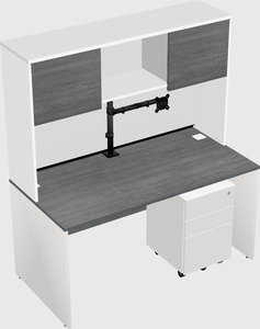 Rectangular desk