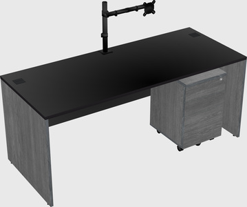 Rectangular desk