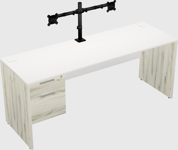 Rectangular desk