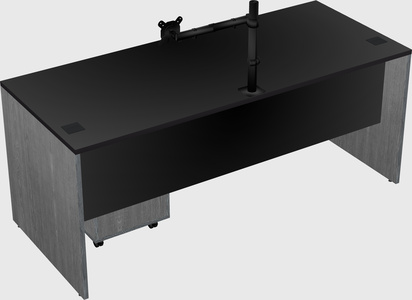 Rectangular desk