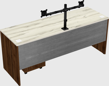 Rectangular desk