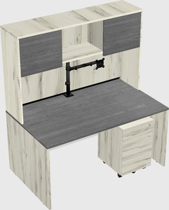 Rectangular desk