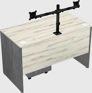 Rectangular desk