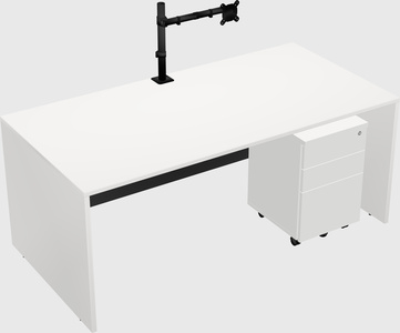 Rectangular desk