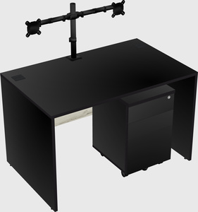 Rectangular desk