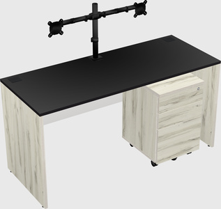 Rectangular desk