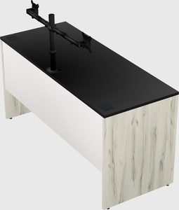 Rectangular desk