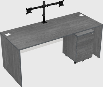Rectangular desk