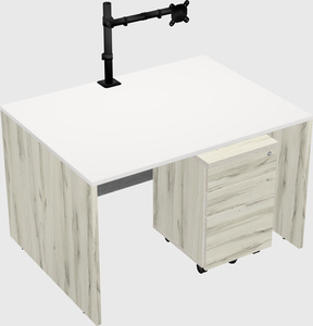Rectangular desk