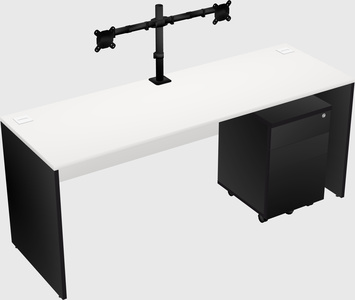 Rectangular desk