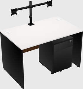 Rectangular desk