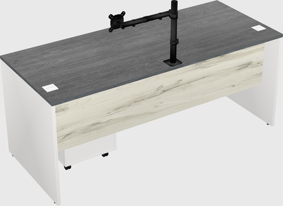 Rectangular desk