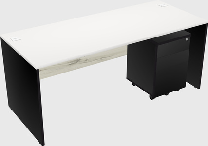 Rectangular desk