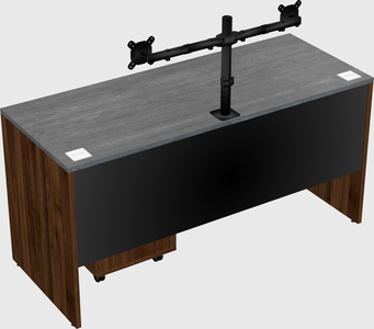 Rectangular desk