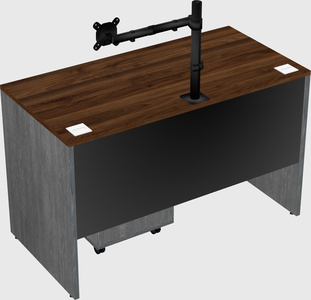 Rectangular desk