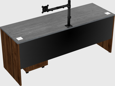 Rectangular desk