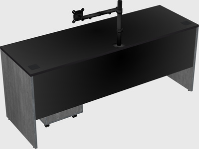 Rectangular desk