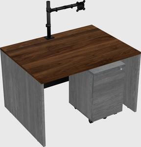 Rectangular desk