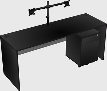 Rectangular desk