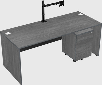 Rectangular desk
