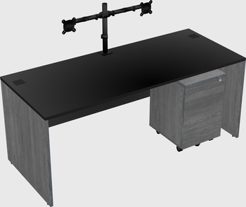 Rectangular desk