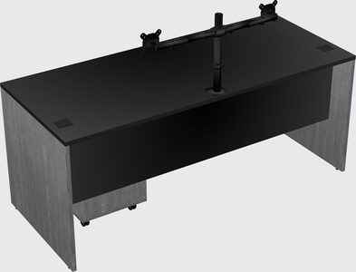 Rectangular desk