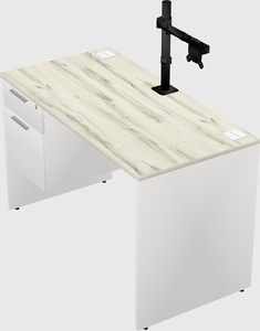 Rectangular desk