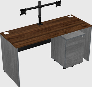 Rectangular desk