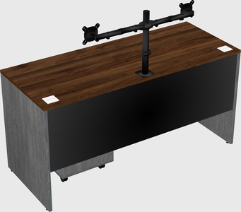 Rectangular desk