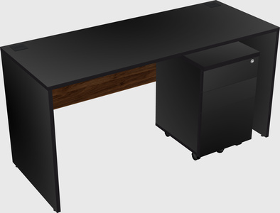 Rectangular desk