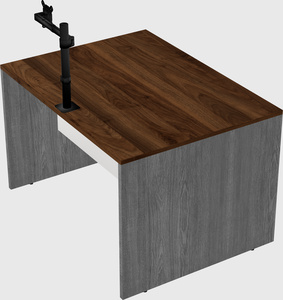 Rectangular desk