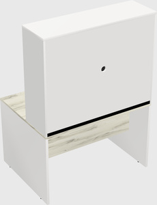 Rectangular desk