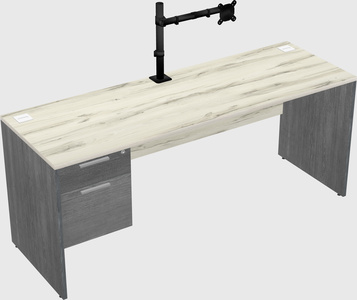 Rectangular desk