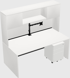 Rectangular desk