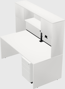 Rectangular desk