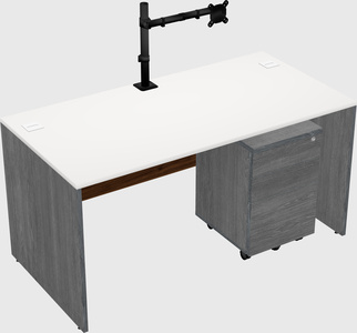 Rectangular desk