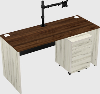 Rectangular desk