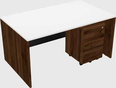 Rectangular desk