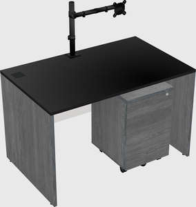 Rectangular desk