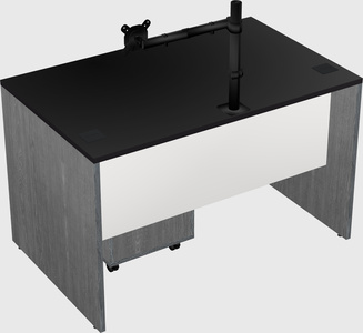 Rectangular desk