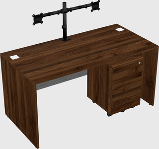Rectangular desk