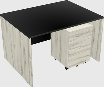 Rectangular desk