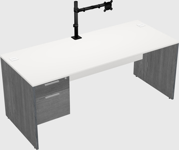 Rectangular desk
