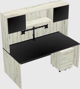 Rectangular desk