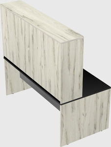 Rectangular desk