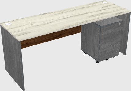 Rectangular desk
