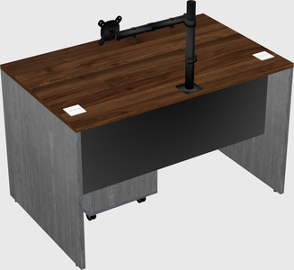 Rectangular desk