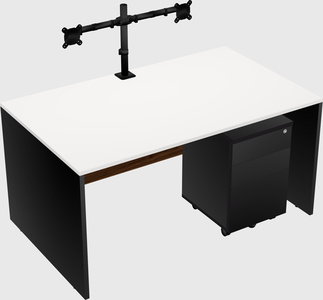 Rectangular desk